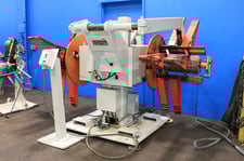 4000 lb. Coe Press Equipment #CPR-DE-4018, motorized double end uncoiler, 18" width, 24" mandrel, 60" outside