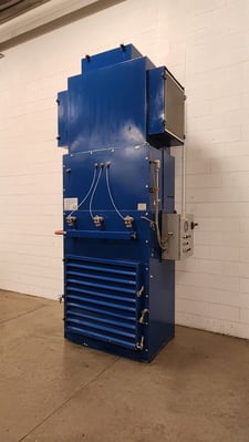 4500 cfm Donaldson Torit #ECB-1, Booth & Backdraft Dust Collector