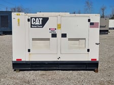 30 KW Caterpillar #XQ30, standby diesel generator set, Tier 4, sound attenuated enclosure