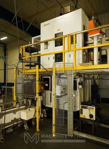 15 Ton x 72 stroke, Axisco #CHI-1518, CNC vertical broach, 4.33" hole diameter, hydraulic unit, 2019