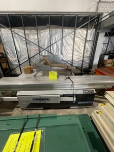 5.1" x 125" Daiken #Alpha-10, Sliding Table Saw, 7.5 HP, 220 V., 5k RPM, 2023
