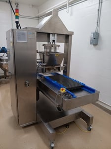 Saintyco #DM-50X, Confectionery Depositor, sngl head, 1500 DPH, 50g, Stainless Steel, PLC, 2023