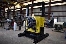 20000 lb. LJ Welding #P20PS-100, pipe positioner, 12" COG, variable speed rotation, T-50 gripper chuck, 2015