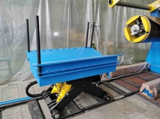 25000 lb. Finprofile, V-type coil car, 1500mm width, hydraulic lift & traverse, new, 2024