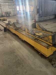 75 Ton, PM, coil transfer cart, 3 coils, hydraulic drive, 37" rail distance, 48" x37" saddle