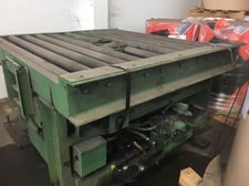 10000 lb. x 72" O.D., Pro-Eco downlayer, 90° side discharge, hydraulic up/down, push button Control