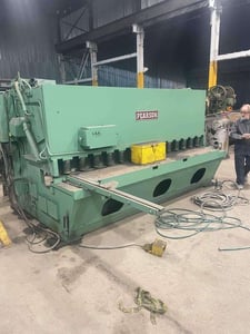 1/2" x 10' Pearson, hydraulic shear, power back gauge with Analog Numerical readout