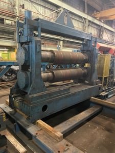72" x .375" Paxson, loop slitting line, 50000 lb.