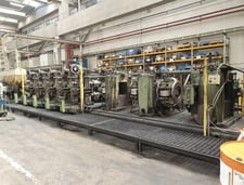 12.7" x .314" OME, tube forming & sizing mill, 323mm x 8mm, L to R, 35 meters/minute, new
