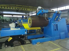 25000 lb. Finprofile, mandrel uncoiler, 67" width, 21"-25" ID, 59" outside dimensions, hydraulic mandrel