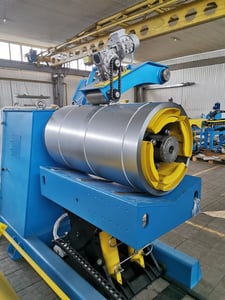 Macring mandrel uncoiler, 10000 Kg, 1500mm width, 530-630mm ID, 1500mm outside dimensions, new