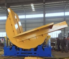 40000 lb. Aogang, mechanical upender, 72" width, 72" OD, chain driven design, 10 HP, new