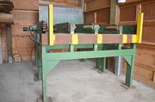 Hydraulic Tilt Hoist, 5-strand chain infeed deck, 10'-4" chain deck length, 3 HP hydraulic motor, (2