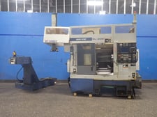 Mori Seiki #SL-200/500, CNC Lathe, MSC500 Fanuc Control, 3jaw 8" chuck, 1-1/2" bore, tailstock, 12 ATC, teach
