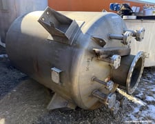 940 gallon, Perry, Storage Tank, Alloy 20, 60" diameter x 72" straight side, dish top & bottom, 15 psi