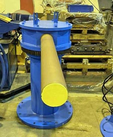 8000 lb. Ruesch, two (2) 48" arms, 6" ID, manual rotation