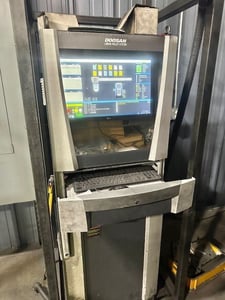 Daewoo Doosan #NHP-5000, CNC horizontal machining center, 60 automatic tool changer, 28.7" X, 28.7" Y, 34.6"