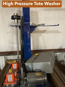 Hockmeyer #HPW-100, high pressure cleaner for IBC totes and process tanks, good condition