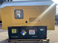 60 KW Perkins #D60P4, Diesel Generator, Sound Enclosure & Base Fuel Tank, 120/240 Volts, 200 amp Auto