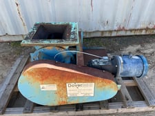 14" x 16" Dover MEI, Rotary Airlock, 3 HP motor, Winsmith E35 gearbox