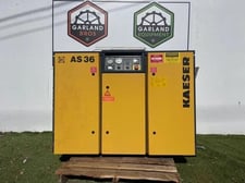 135 cfm, 110 psig, Kaeser #AS-36, Rotary Screw Air Compressor, 60 HP, 1750 RPM, 230/460 Volt, 1996