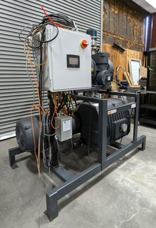 447 cfm, Busch #R5-RA-0630-C406.12XG, Vacuum Pump System w/ Vacuum Booster, 25 HP, 575 Volts, 2019