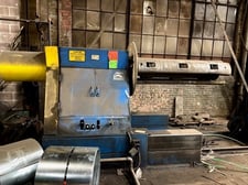 0" x 72" Welty Way, Multi Blanking Line, 40,000 lb. 19"-23" ID, 64" outside dimension, 100 FPM, car