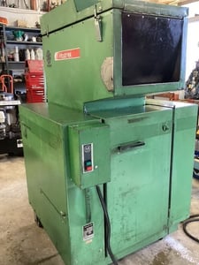 Sutorbilt Mould Tek #1418K, granulator system, 25 HP, 2 conveyors, Mettler Toledo metal detector system