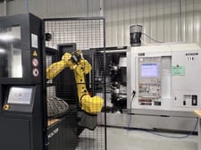 Mori Seiki #NZX1500/800SM, CNC lathe, 5-Axis, Fanuc Robot M-20it, 2014