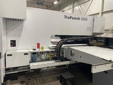 22 Ton, Trumpf #Trupunch-5000, large format punch, 120" x60" tbl., 21 station, Siemens Control, load/unload
