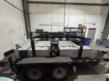 New Tech Machinery #5VC, crimp panel machine with trailer, 2020