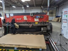 .236" x 10' Amada #M3060, Power Squaring Shear w/Programmable Back Gauge