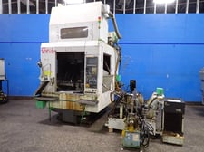 Kira #VTC-40B, CNC Vertical Machining Center, w/Chip Conveyor, Fanuc Series oi-MD Control, 14" x 15"