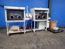 MBraun #LabMaster130, Glove Box, w/Simatic OP17, 20 mbar, 20 Amps, 115 V, 2002