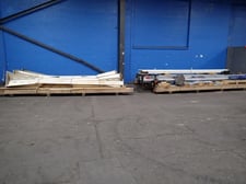 Knight, Overhead Crane System, (6) 169" Posts, (3) 250" & 500 lbs. Rails, (6) 192" Rails, (8) 192" Cross Beams