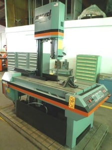 18" x 22" Marvel #Series-8-Mark-II, tilt frame vertical band saw, 14' 6" x 1" x .035" blade, 50-450 FPM, 2
