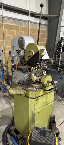 14" Startrite #CF-350-MP, cold saw, 6" vise opening, blade guard, air vise