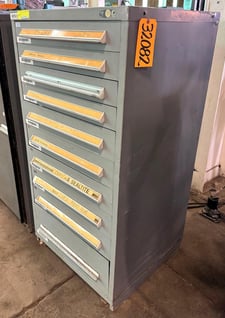 Image for 10 Drawer, Vidmar Storage Cabinet, 30" W x 27-3/4" x 59" H