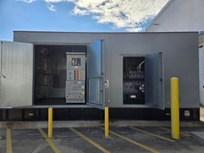 1250 KW MTU #18V2000-DS1250, Diesel Generator, 1676 HP #18V2000G76S Engine, 277/480 Volts, sound attenuated