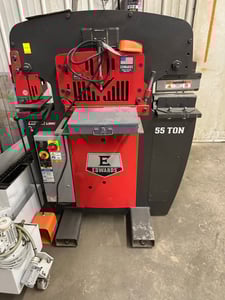4" x 4" x 1/4" Edwards, Ironworker, 55 Ton, 2020