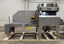 50" x 58" x 39" Pressure Blast #CWB-5058, Stainless, wet, 48" powered roll fixture, 2018