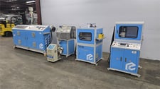 Everplast #EMS-65, extrusion line with melt pump & autoloader, 65mm, 28:1 L/D, 30 HP, air cooled, 2019