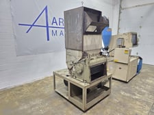 12" x 24" Cumberland #684, granulator, 3 knife twin shear rotor, 2 bed knives, 80" infeed height