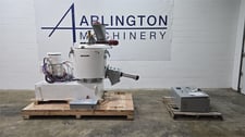Merlin / Henschel #FM-250US, mixer, 40 liter water jacket, 30 HP, 225 lb. batch size, 70 psi