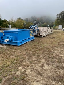 Gundlach #8024SSM, Modified Two Roll Crusher, with Spare Rolls, Never Installed