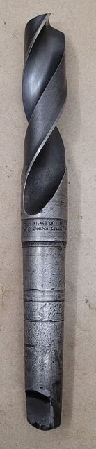 Chicago-Latrobe 1-3/8" HSS, twist drill, 12" OAL, 4MT shank