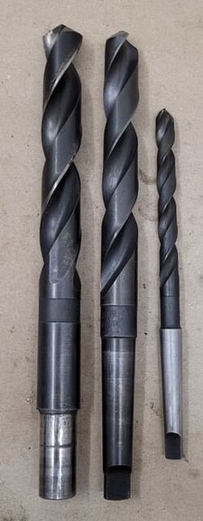 Cle-Forge HSS, twist drills, Set of 3, Various Sizes