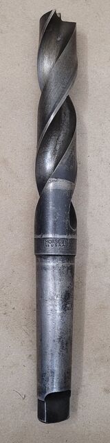 Morse USA 1-3/8" HSS, twist drill, 13" OAL, 4MT shank