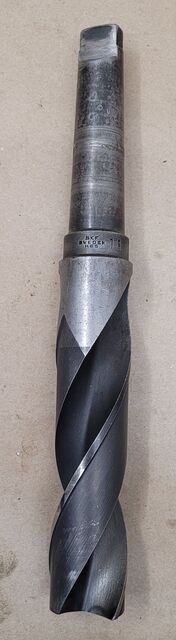 SKF 1-5/8" HSS, twist drill, 12.5" OAL, 4MT shank