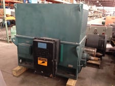 1250 HP 3579 RPM Weg, Frame 5812, weather protected enclosure type 2, sleeve, used, 2300/4160 Volts